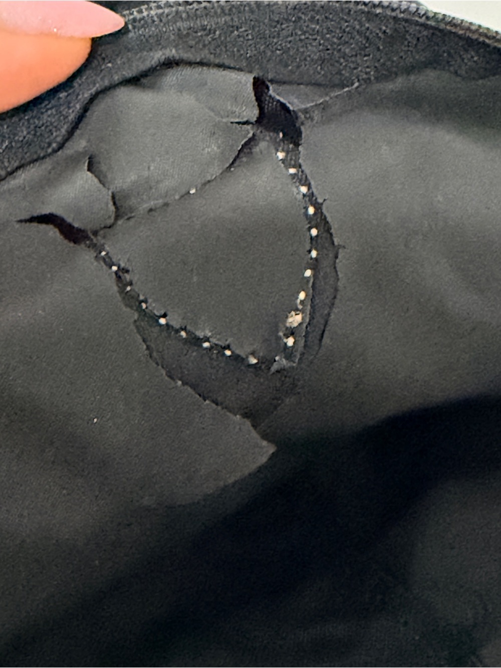 Longchamp Le Pliage Black Tote with Brown Trim - Picture 5 of 15